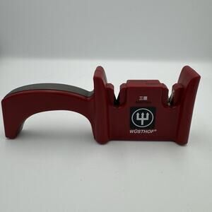 Wüsthof 2-Stage Knife Sharpener Coarse Fine Edge Tool for Santoku & Chef Knives